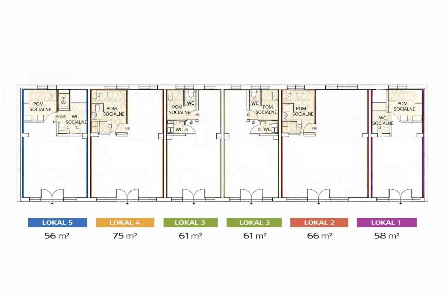 Lokale parteru - koncept poglądowy